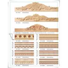 China proveedor de marco de puerta de madera de pino moldeado / marco de imagen de pino moldeado / marco de cama de madera de pino